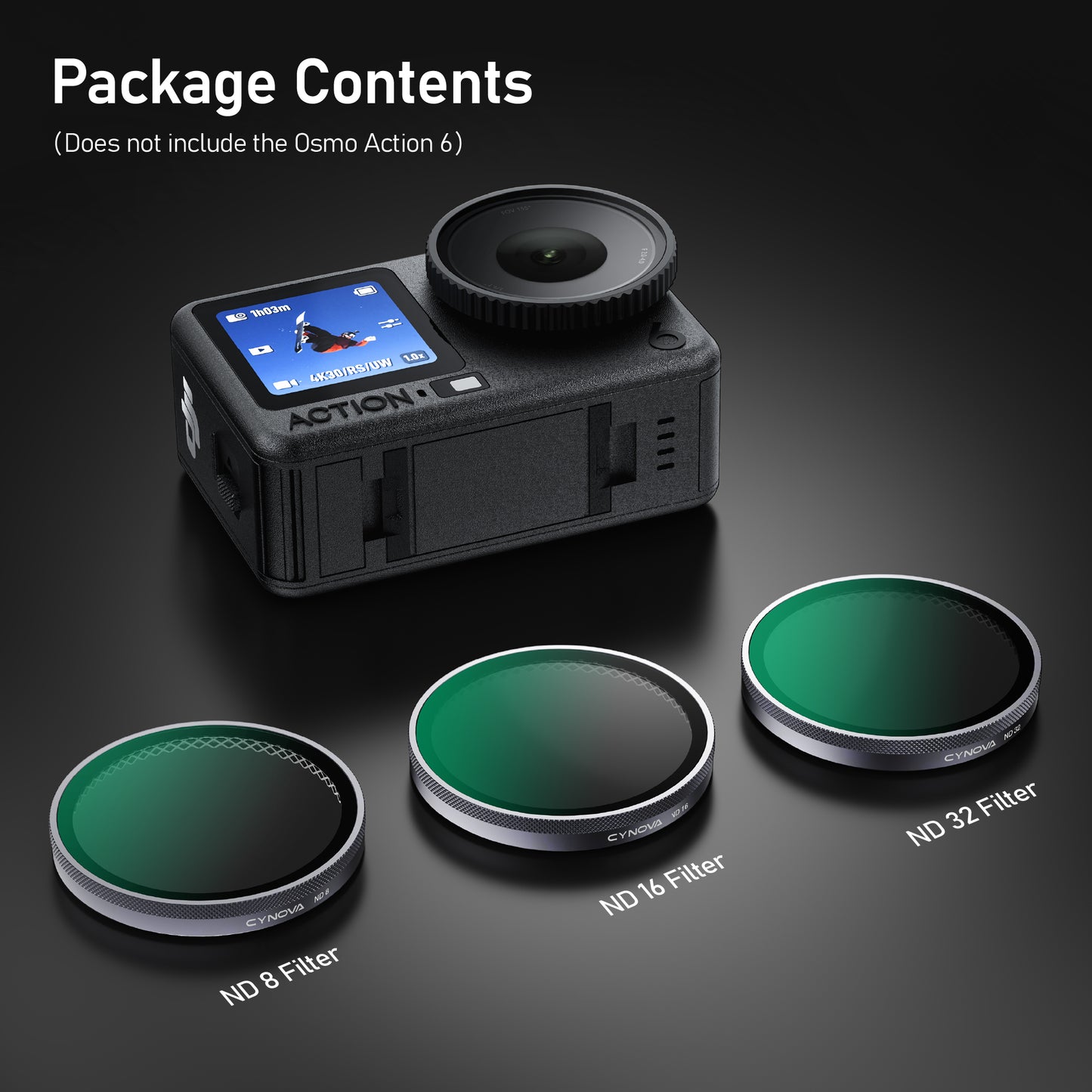 Lens filter For DJI Osmo Action 6(N8/N16/N32)