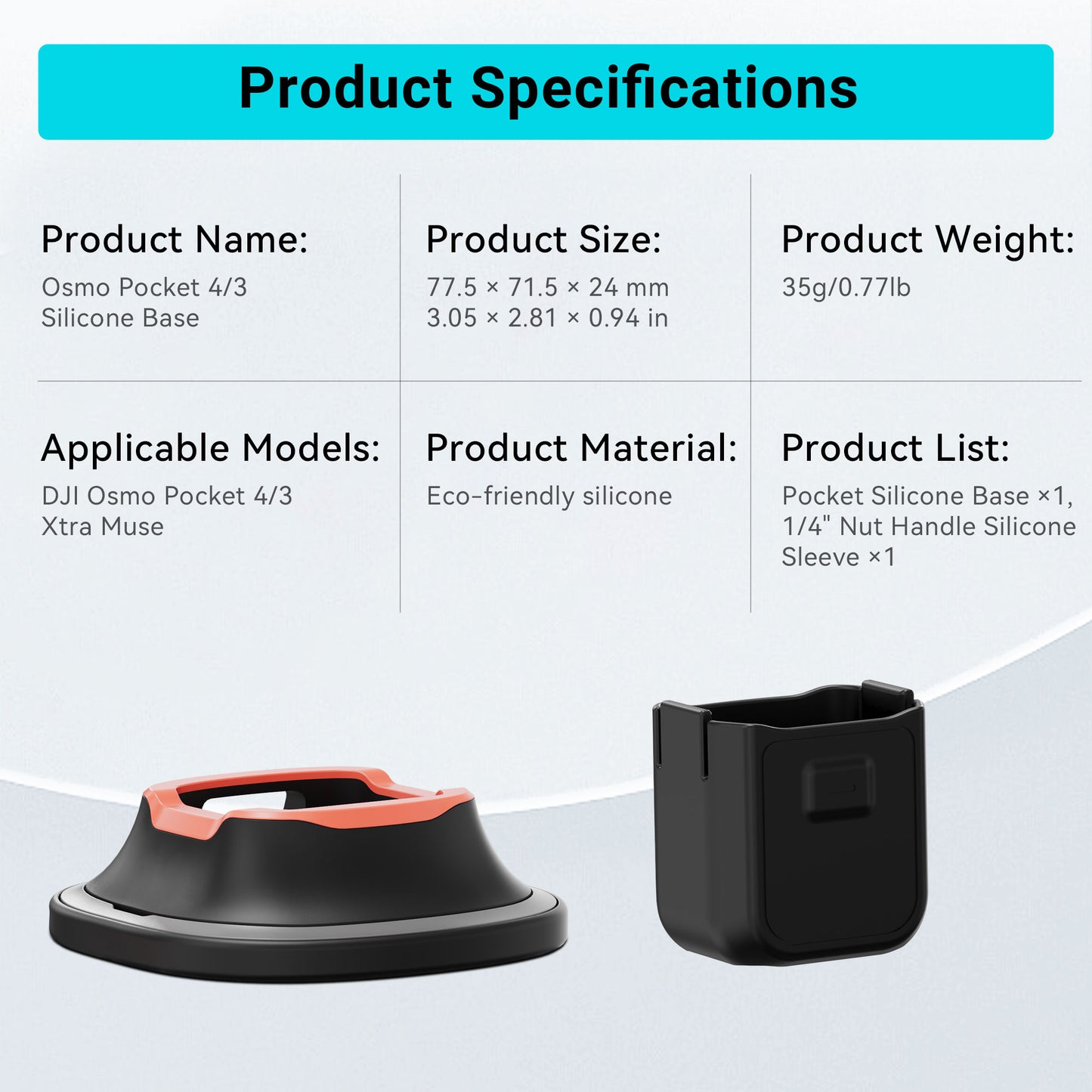 DJI Pocket 4 Silicone Desktop Base
