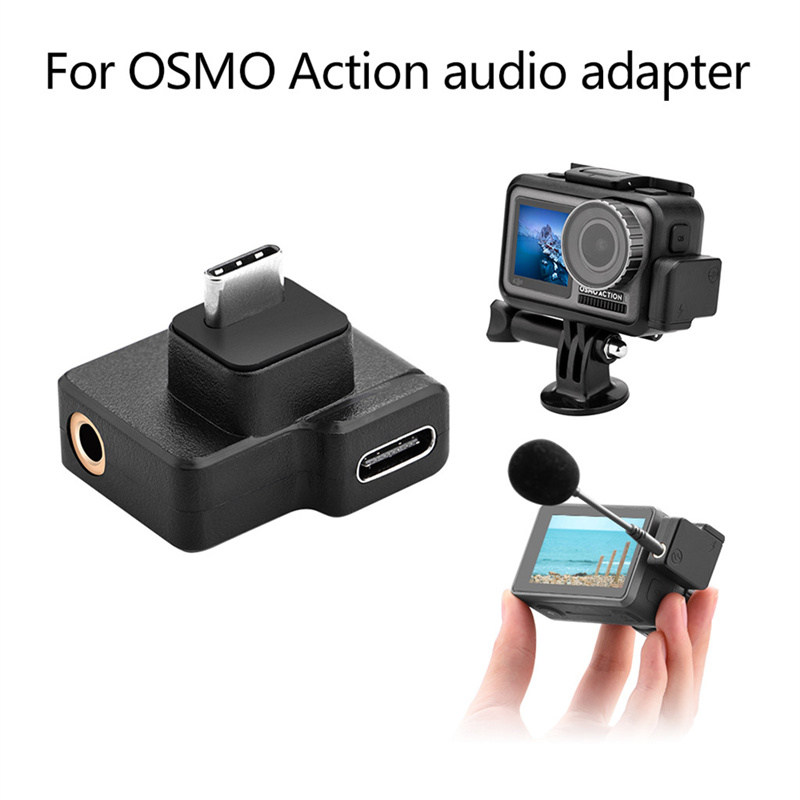 oriëntatie Maak een sneeuwpop samenvoegen CYNOVA Osmo Action Dual 3.5mm Mic Adapter-Made for Osmo Action with  Authorization - Cynova Drone Accessories Camera Gear OEM ODM