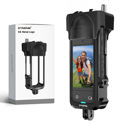 CYNOVA Insta360 X4 Metal Cage+Silicon lens cap