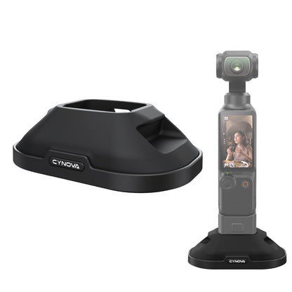 CYNOVA Silicone Stand Base for DJI Osmo Pocket 4/3 and Xtra Muse, Detachable Adhesive Base for Car & Desktop