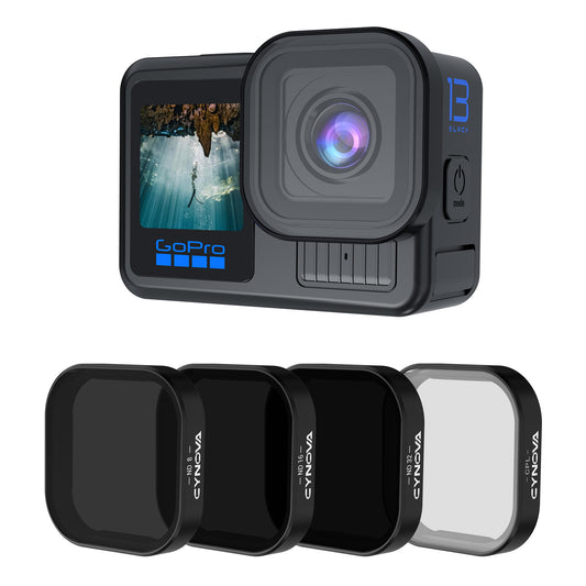 Gopro Hero 13 Lens filter ND+CPL kit (ND8+ND16+ND32+CPL)