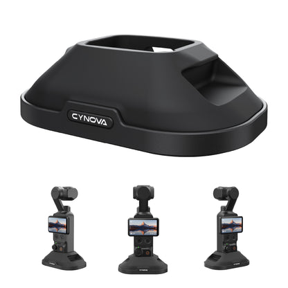 CYNOVA Silicone Stand Base for DJI Osmo Pocket 4/3 and Xtra Muse, Detachable Adhesive Base for Car & Desktop