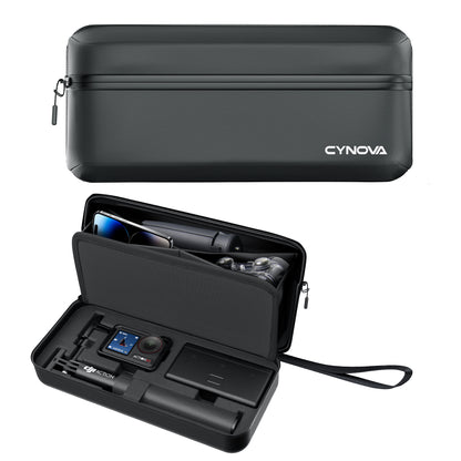 CYNOVA Carrying Bag for DJI Osmo Action 3/4/5 Pro PU Storage Protective Bag