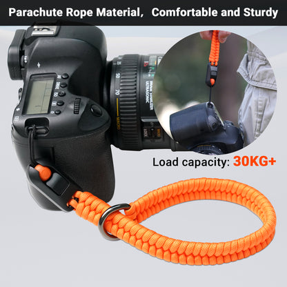 Adjustable Nylon Hand Wrist Straps Lanyard with a 1/4" Screw ORANGE