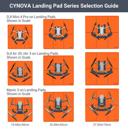 CYNOVA Drone Landing Pad Weighted for DJI AIR 3
