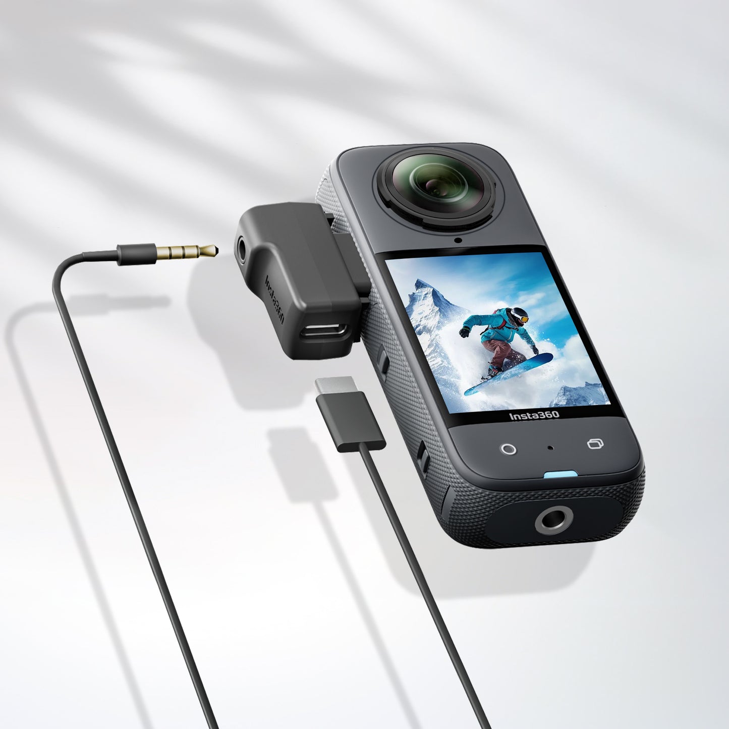 CYNOVA Insta 360 X4 Mic Adapter for insta360 X4 Accessories