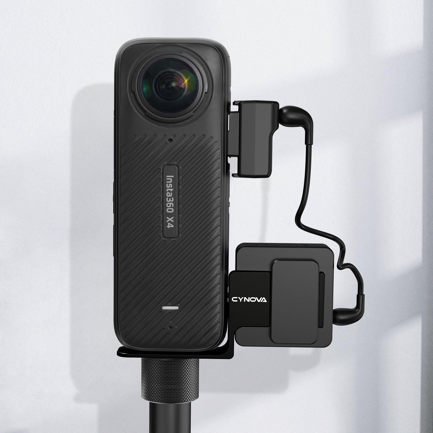 Insta360 X4 X3 X2 Cold Shoe Microphone Holder for Rode Mic + Transmission Cabel