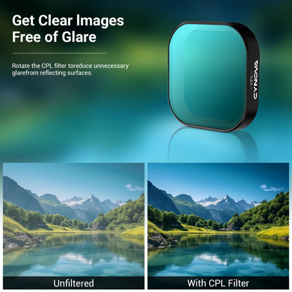 Gopro Hero 13 Lens filter ND+CPL kit (ND8+ND16+ND32+CPL)