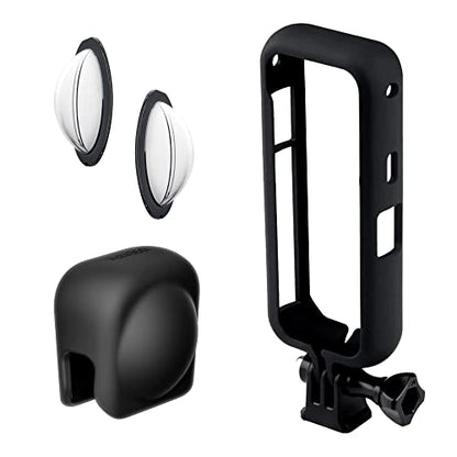 Lens Guard for Insta360 X3, Insta 360 X3 Accessories Kit Included Insta 360 X3 Lens Cap, Mounting Bracket and Lens Guard for Insta360 X3 Action Camera
