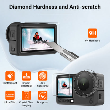 Screen Protector Easy Installation Kit For DJI Osmo Action 6
