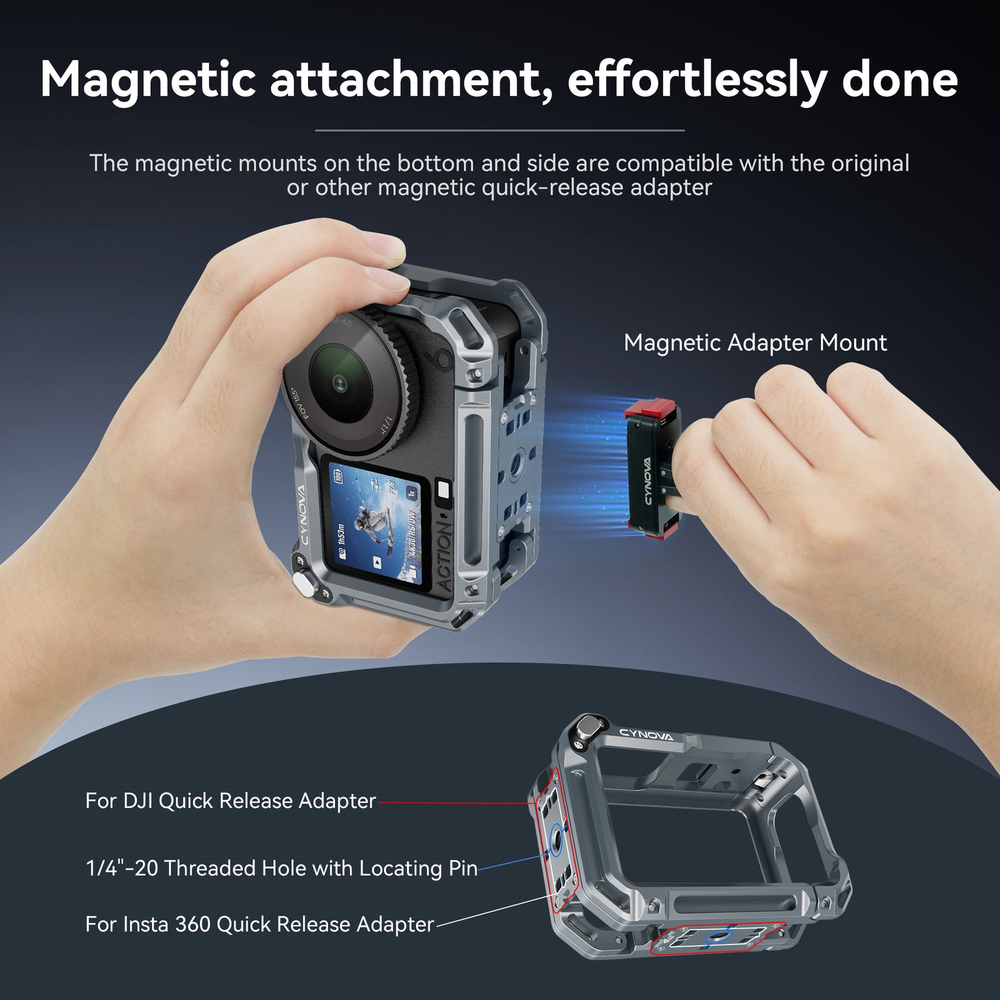 Metal Cage  For DJI Osmo Action 6