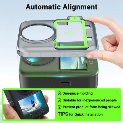 DJI OSMO 360 screen protector easy installation kit (Pack of 2)