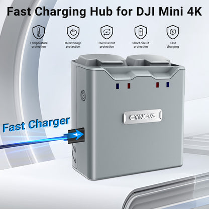 CYNOVA DJI Mini 4K Battery Charger