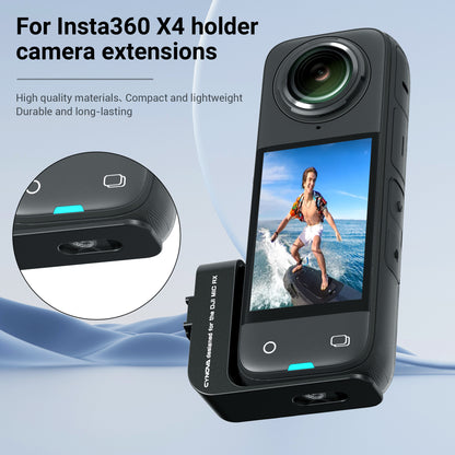 Insta360 X4 Cold Shoe Microphone Holder for DJI MIC 2 RX + Transmission Cabel