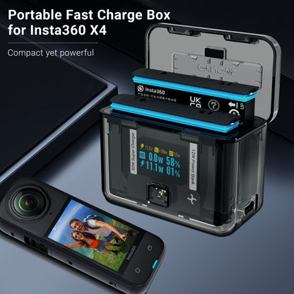 CYNOVA Insta 360 X4 Battery Charger for Insta360 X4 Accessories