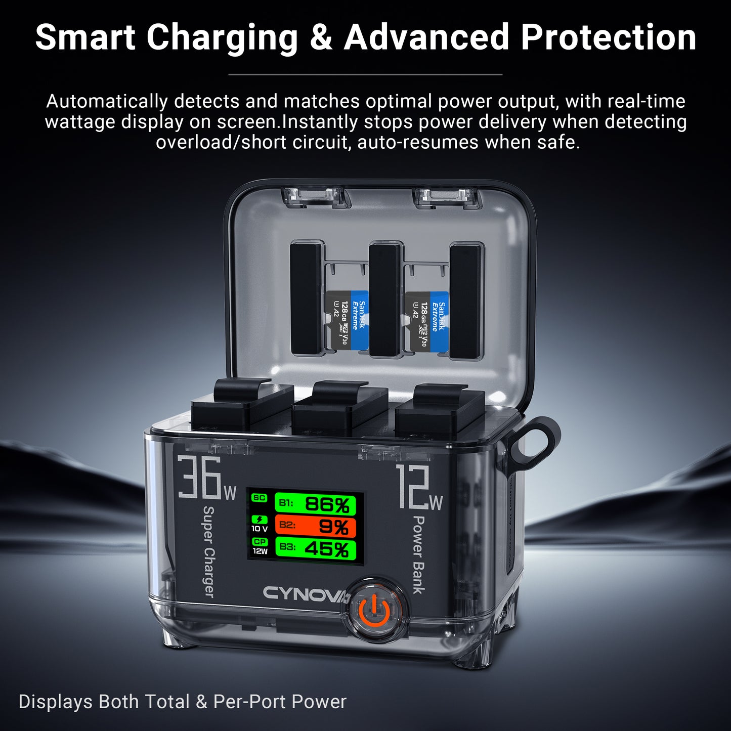 36W Charging Hub For DJI Osmo Action 6