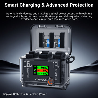 36W Charging Hub For DJI Osmo Action 6