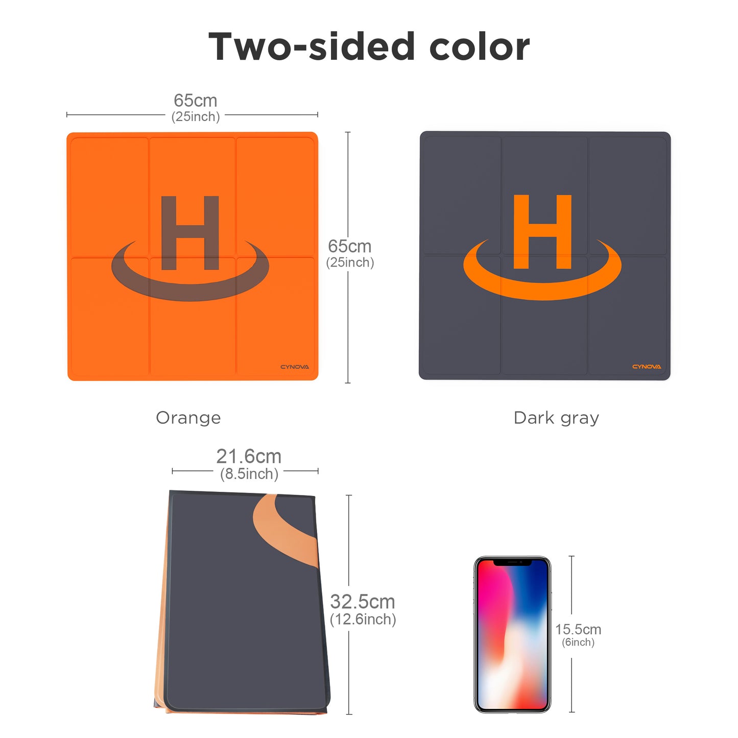 CYNOVA Drone Landing Pad Weighted for DJI AIR 3