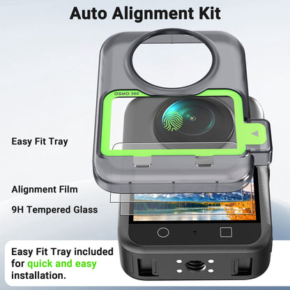 DJI OSMO 360 screen protector easy installation kit (Pack of 2)