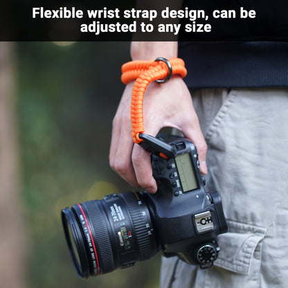 Adjustable Nylon Hand Wrist Straps Lanyard with a 1/4" Screw ORANGE