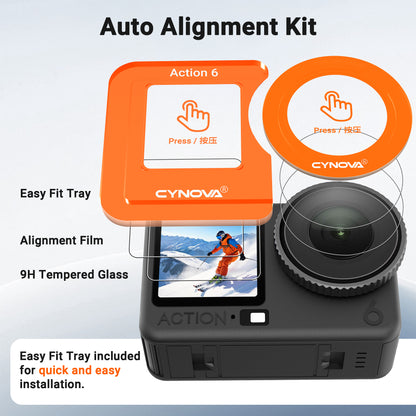 Screen Protector Easy Installation Kit For DJI Osmo Action 6