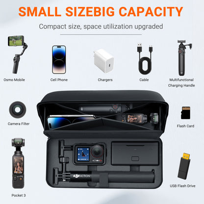 CYNOVA DJI Osmo Action Carrying Bag for DJI Action 5 Pro/DJI Action 4