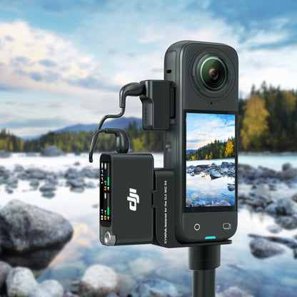 Insta360 X4 Cold Shoe Microphone Holder for DJI MIC 2 RX + Transmission Cabel