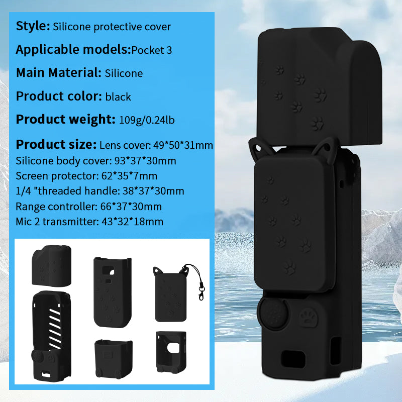 Silicone Case For Osmo Pocket 3 Creator Combo Set of 6