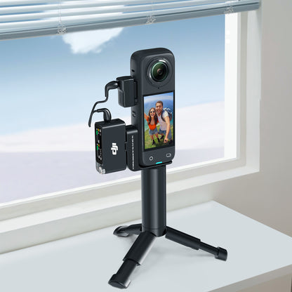 Insta360 X4 Cold Shoe Microphone Holder for DJI MIC 2 RX + Transmission Cabel