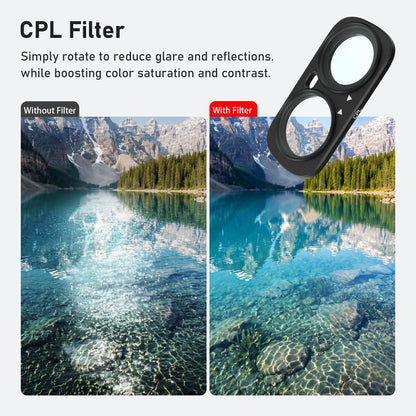 Magnetic ND & CPL Filter Set for Insta 360 Luna Ultra