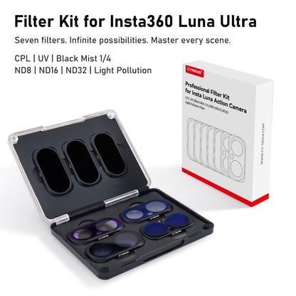 Magnetic ND & CPL Filter Set for Insta 360 Luna Ultra