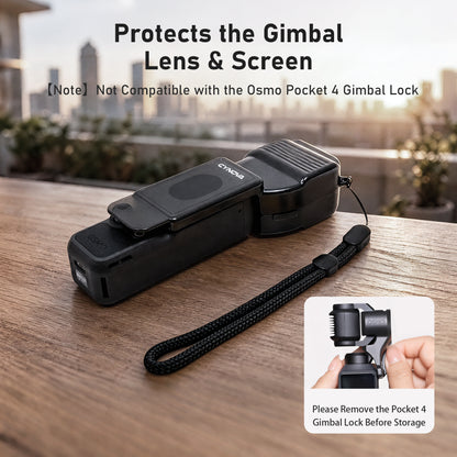 Protective Hard Case for DJI Osmo Pocket 4 - PC Gimbal Camera Cover
