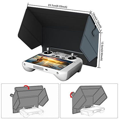 CYNOVA DJI RC RC2 Sunshade Sun Hood, Drone Controller Hood Compatible with DJI RC Controller