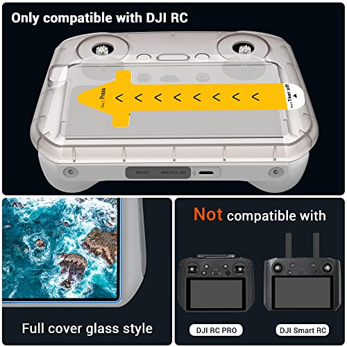 CYNOVA DJI RC RC2 Controller Screen Protector with Auto Alignment Kit