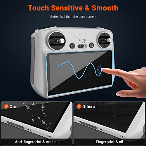 CYNOVA DJI RC RC2 Controller Screen Protector with Auto Alignment Kit