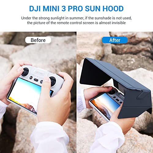 CYNOVA DJI RC RC2 Sunshade Sun Hood, Drone Controller Hood Compatible with DJI RC Controller